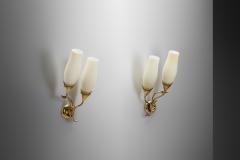 Mauri Almari Pair of Mauri Almari 71020 Wall Lights for Idman Finland 1950s - 3705731