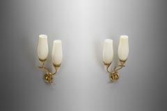 Mauri Almari Pair of Mauri Almari 71020 Wall Lights for Idman Finland 1950s - 3705733