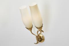 Mauri Almari Pair of Mauri Almari 71020 Wall Lights for Idman Finland 1950s - 3705735