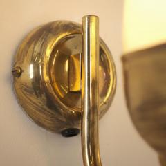 Mauri Almari Pair of Mid Century Sizable Wall Lamps 71011 Mauri Almari Idman 1950s - 4597242