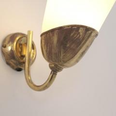 Mauri Almari Pair of Mid Century Sizable Wall Lamps 71011 Mauri Almari Idman 1950s - 4597243