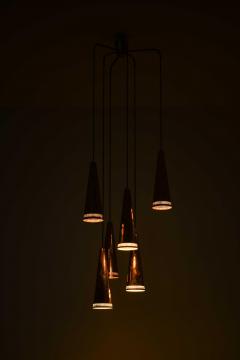 Mauri Almari Scandinavian Modern Ceiling Lamp in Brass by Mauri Almari 1950s - 4744243