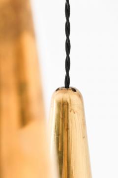 Mauri Almari Scandinavian Modern Ceiling Lamp in Brass by Mauri Almari 1950s - 4744257