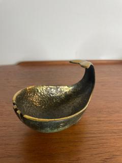 Maurice Ascalon Pal Bell Whale Brass and Enamel Ashtray Catchall by Maurice Ascalon - 3963503