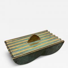 Maurice Ascalon Pal Bell cast bronze dish with lid by Maurice Ascalon - 3966303