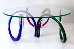 Maurice Barilone Murano Art Glass Coffee Table by Maurice Barilone Italy - 1906386