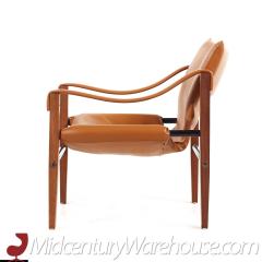 Maurice Burke Maurice Burke Mid Century Teak Safari Arkana Lounge Chairs Pair - 3684849