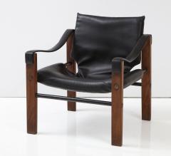 Maurice Burke Pair of Black Safari Chairs by Maurice Burke for Arkana - 2481531