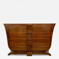 Maurice Dufr ne French Art Deco Mahogany and Copper Tulip Chest Maurice Dufrene - 4307146