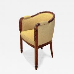 Maurice Dufr ne Maurice Dufrene 1925 art d cor carved oak masterpiece arm chair - 2962795