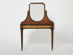 Maurice Dufr ne Maurice Dufrene Attr Art Deco French Marquetry vanity early 1920s - 2990453