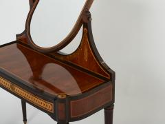 Maurice Dufr ne Maurice Dufrene Attr Art Deco French Marquetry vanity early 1920s - 2990456