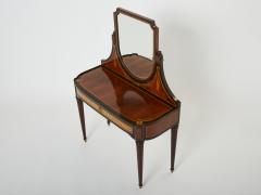 Maurice Dufr ne Maurice Dufrene Attr Art Deco French Marquetry vanity early 1920s - 2990462