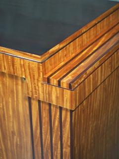 Maurice Dufr ne Maurice Dufrene cabinet in satinwood and purpleheart - 3031427