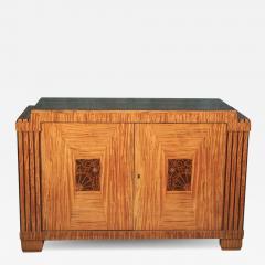 Maurice Dufr ne Maurice Dufrene cabinet in satinwood and purpleheart - 3033943