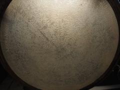 Maurice Dufr ne Maurice Dufrene gilt bronze and Daum glass ceiling fixture - 3212688