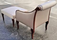 Maurice Dufr ne Maurice Dufrene rare art deco Duchesse Bris e chaise - 2482546