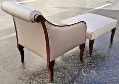 Maurice Dufr ne Maurice Dufrene rare art deco Duchesse Bris e chaise - 2482547