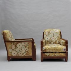 Maurice Dufr ne Pair of Fine French 1920s Armchairs att to Dufrene matching daybed available  - 4657114