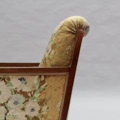 Maurice Dufr ne Pair of Fine French 1920s Armchairs att to Dufrene matching daybed available  - 4657121