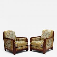 Maurice Dufr ne Pair of Fine French 1920s Armchairs att to Dufrene matching daybed available  - 4701404