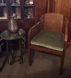 Maurice Dufr ne Pair of Maurice Dufr ne 1925 Art Deco Caned Armchairs - 4251098