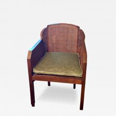 Maurice Dufr ne Pair of Maurice Dufr ne 1925 Art Deco Caned Armchairs - 4252766