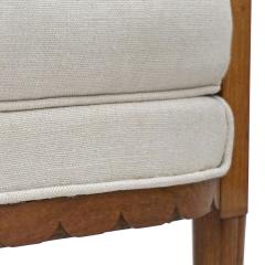 Maurice Dufr ne Pair of Upholstered Art Deco Armchairs by Maurice Dufr ne - 4192110