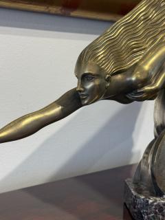 Maurice Guiraud Riviere La Comete Art Deco sculpture - 4552609