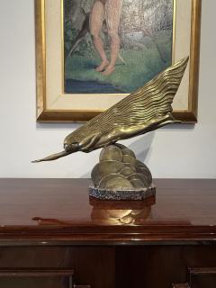 Maurice Guiraud Riviere La Comete Art Deco sculpture - 4552611