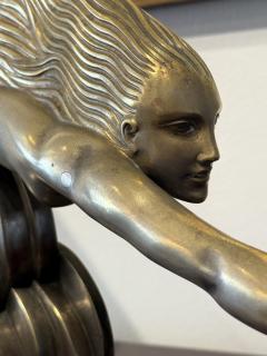 Maurice Guiraud Riviere La Comete Art Deco sculpture - 4552614
