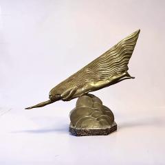 Maurice Guiraud Riviere La Comete Art Deco sculpture - 4553139