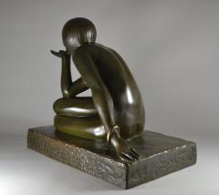 Maurice Guiraud Riviere MAURICE GUIRAUD RIVI RE ICONIC BRONZE SCULPTURE ENIGMA - 4046228