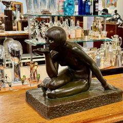 Maurice Guiraud Riviere MAURICE GUIRAUD RIVI RE ICONIC BRONZE SCULPTURE ENIGMA - 4046249