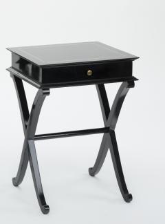 Maurice Hirsch Maurice Hirsch signed pair of black pair of coffee table or nightstands - 829380