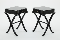 Maurice Hirsch Maurice Hirsch signed pair of black pair of coffee table or nightstands - 829393