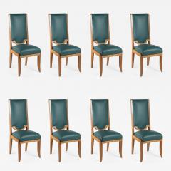 Maurice Jallot Maurice Jallot Set of Eight Dining Chairs - 1580198