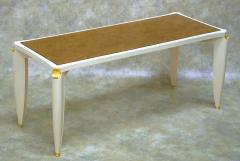 Maurice Jallot Maurice Jallot lacquer and verre eglomise coffee table - 3068864