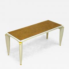 Maurice Jallot Maurice Jallot lacquer and verre eglomise coffee table - 3074357