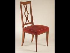 Maurice Jallot Maurice Jallot set of 8 cherry dining chairs - 3140344