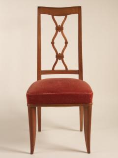 Maurice Jallot Maurice Jallot set of 8 cherry dining chairs - 3140351
