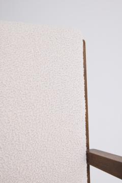 Maurice Jallot Modernist Mahogany Armchair by Maurice Jallot - 4500230