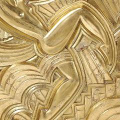 Maurice Picaud Art Deco Giltwood Folies Bergere Flapper Dancer Plaque by Maurice Picaud - 4377169