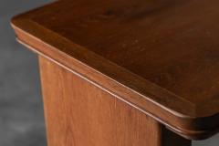 Maurice Pr Solid Oak Desk Attributed to Maurice Pr France 1930s - 4810407