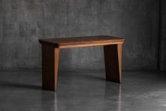 Maurice Pr Solid Oak Desk Attributed to Maurice Pr France 1930s - 4810445