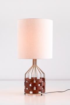 Maurizio Tempestini Large Maurizio Tempestini Rosewood Table Lamp for Casey Fantin Florence 1961 - 1275771