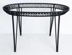 Maurizio Tempestini Maurizio Tempestini John Salterini Ribbon Oval Dining Table in Wrought Iron - 3613570