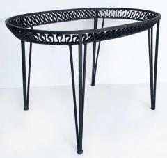 Maurizio Tempestini Maurizio Tempestini John Salterini Ribbon Oval Dining Table in Wrought Iron - 3613571