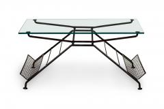 Maurizio Tempestini Maurizio Tempestini for Salterini Butterfly Form Metal Coffee Table with Magazin - 4653446