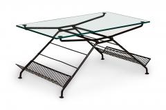 Maurizio Tempestini Maurizio Tempestini for Salterini Butterfly Form Metal Coffee Table with Magazin - 4653448